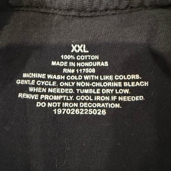 Permanently Tired Novelty Graphic Short Sleeve T-Shirt Mens Size XXL Black Humor - Picture 4 of 5